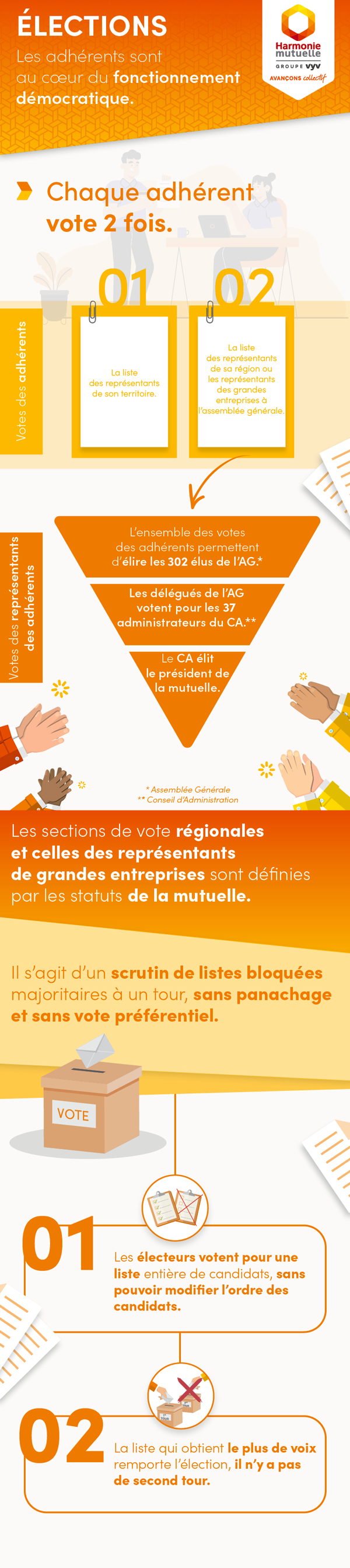 Infographie : les élections, comment cela ce passe ?