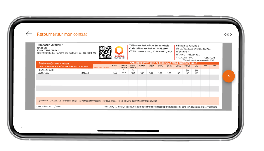 Numéro De Téléphone De Harmonie Mutuelle À Tours