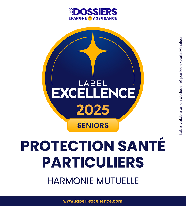 label Dossiers épargne et assurance mutuelle sénior harmonie mutuelle