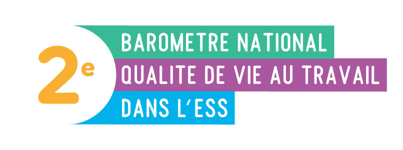 logo de la deuxième édition du baromètre national qualité de vie dans l'ESS (économie sociale et solidaire)