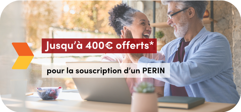 couple souriant souscription PERIN