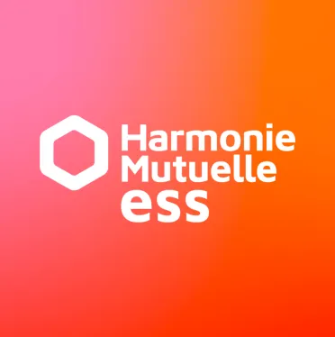 logo marque affinitaire Harmonie Mutuelle ESS dédiée aux acteur de l'économie sociale et solidaire, associations, mutuelles, coopératives, fondations, entreprises à missions, esus
